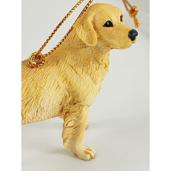Enesco Golden Retriever Dog Christmas Ornament 2 1/2" Holidays Year 2006 Vintage - Picture 12 of 15